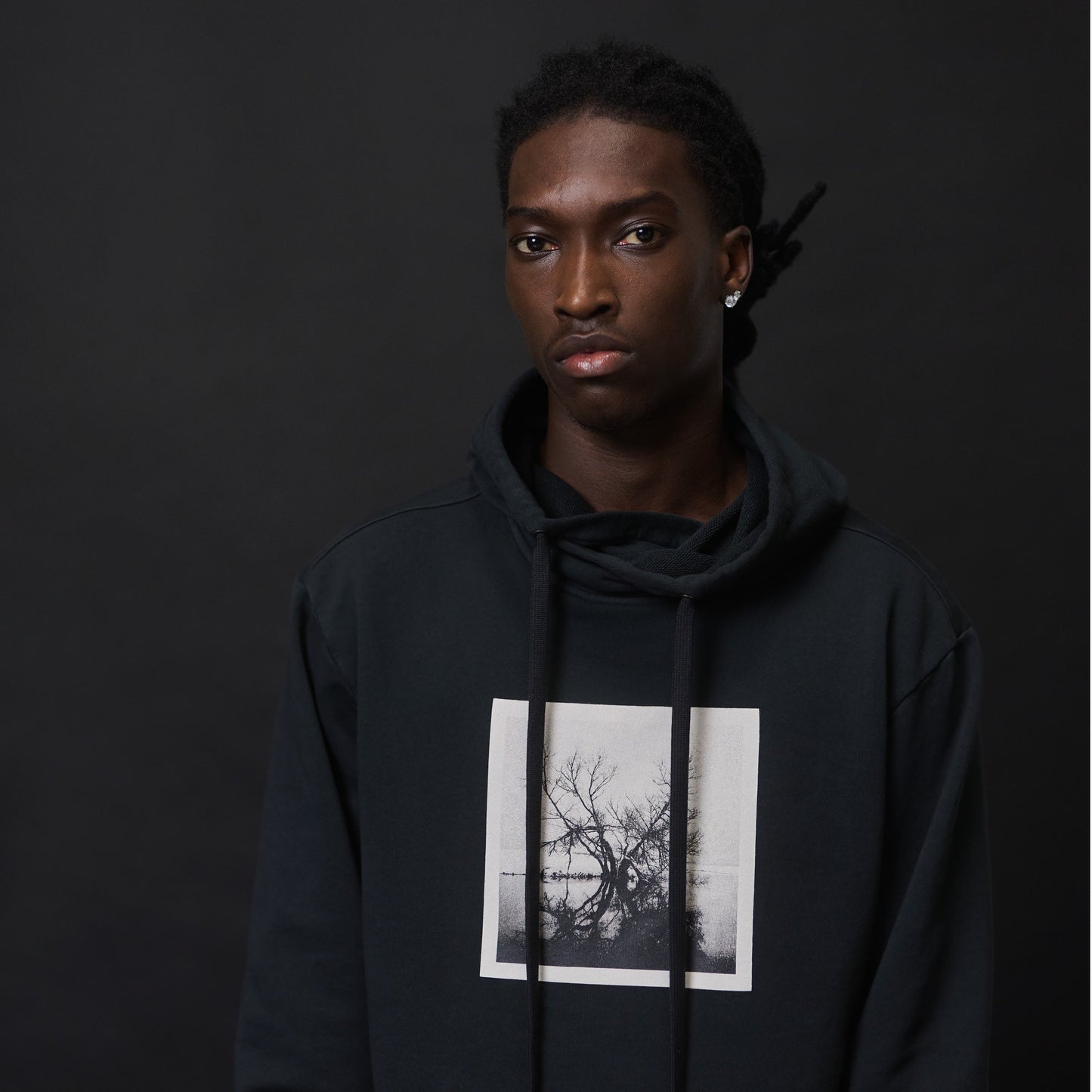 OFFBLACK GRAPHIC HOODIE IN LIGHT ORGANIC COTTON FLEECE