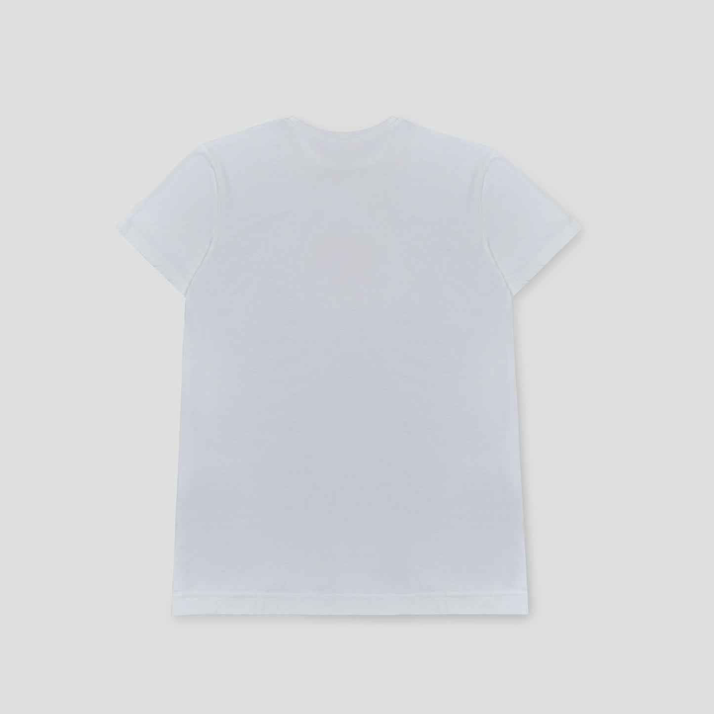 WHITE GRAPHIC T-SHIRT IN ORGANIC COTTON JERSEY
