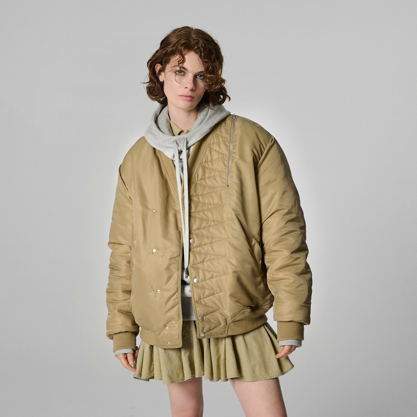 SAND BOMBER TACTICAL JACKET IN RECYCLED NYLON TWILL