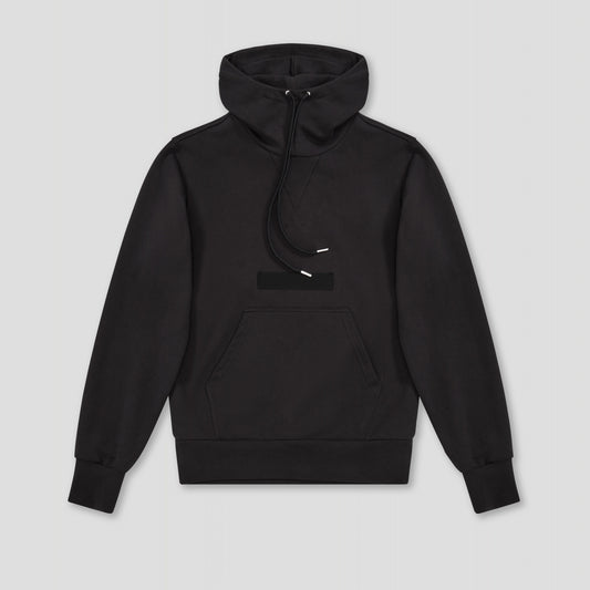 DARK GREY HOODIE IN COTTON FLEECE