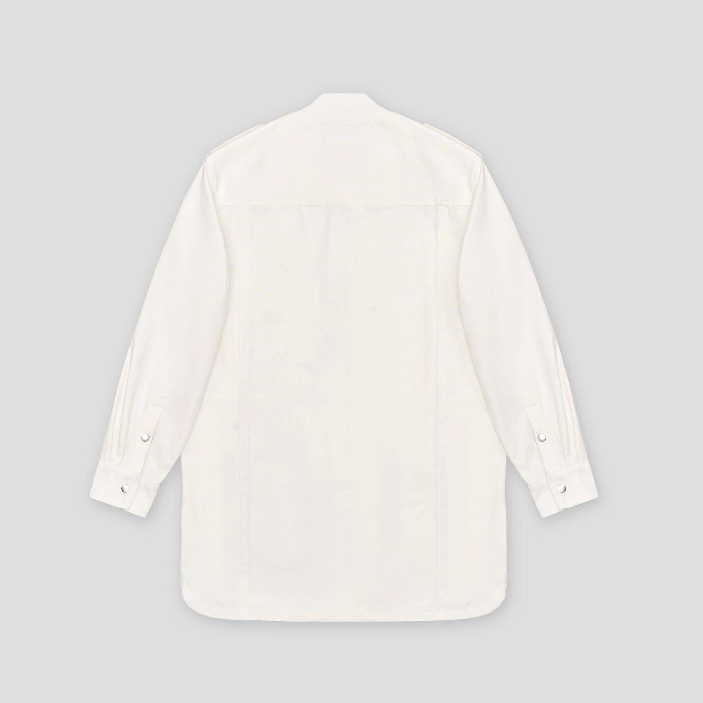 WHITE OVERSHIRT JACKET IN ORGANIC COTTON