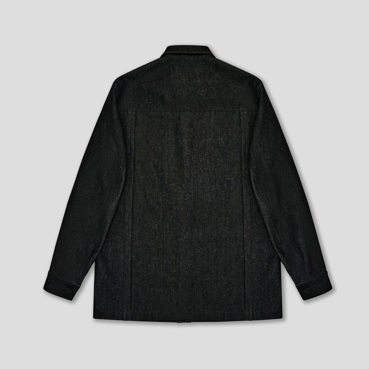 BLACK JEANS JACKET IN ORGANIC COTTON DENIM