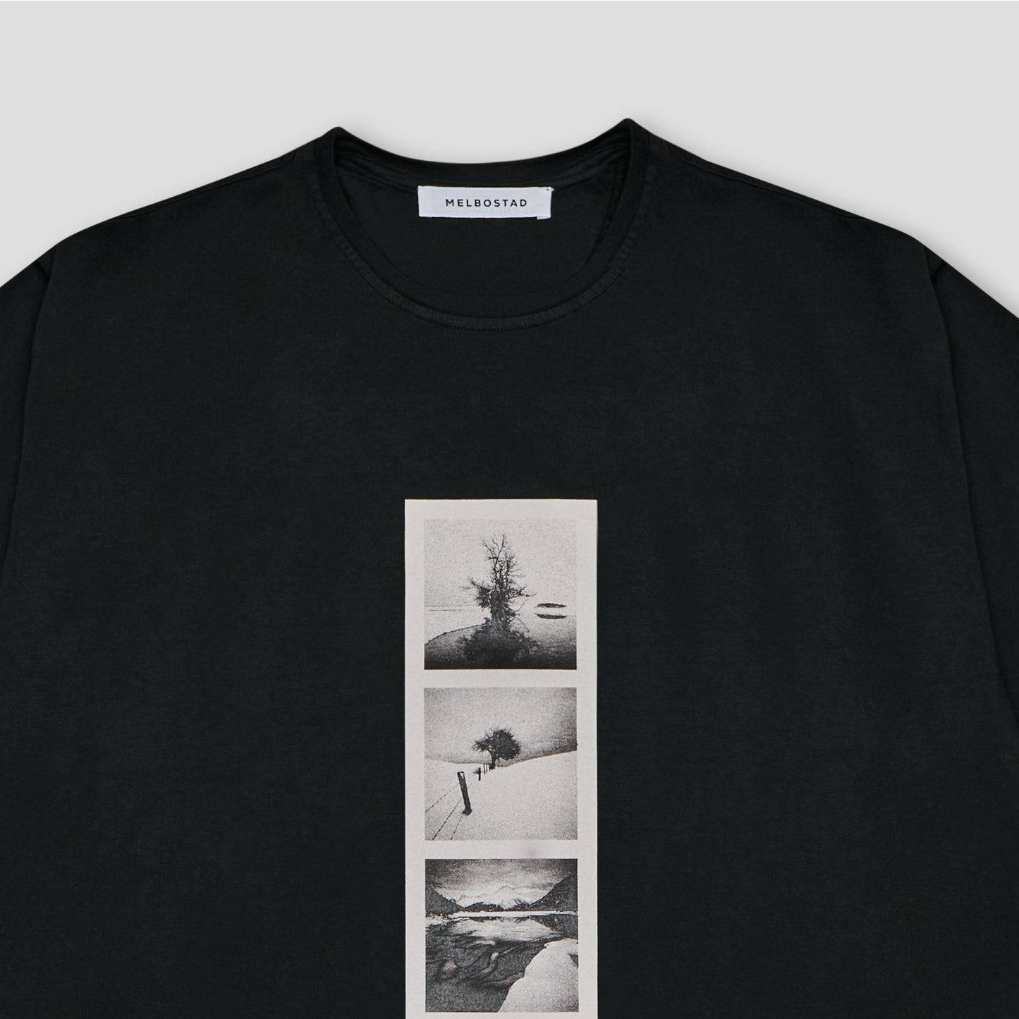 OFFBLACK CREW-NECK GRAPHIC T-SHIRT IN ORGANIC COTTON JERSEY