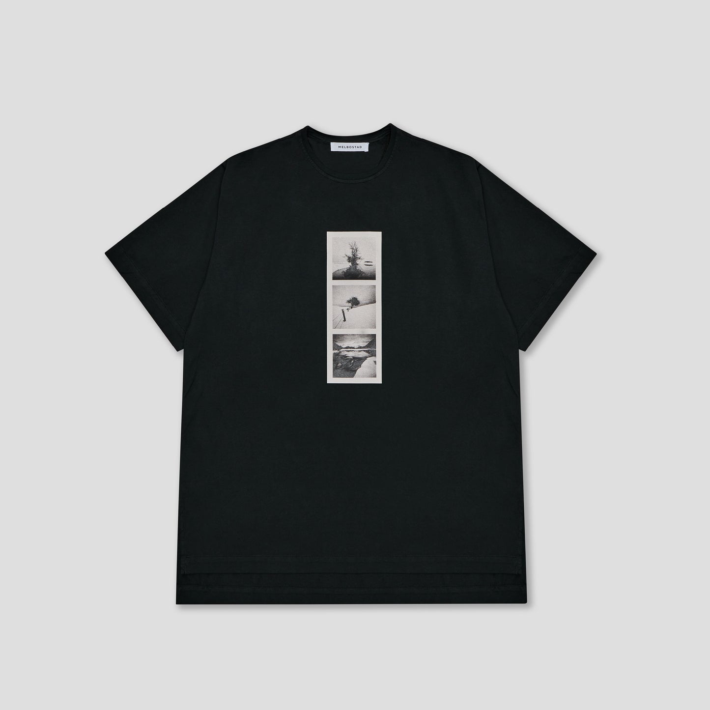 OFFBLACK CREW-NECK GRAPHIC T-SHIRT IN ORGANIC COTTON JERSEY