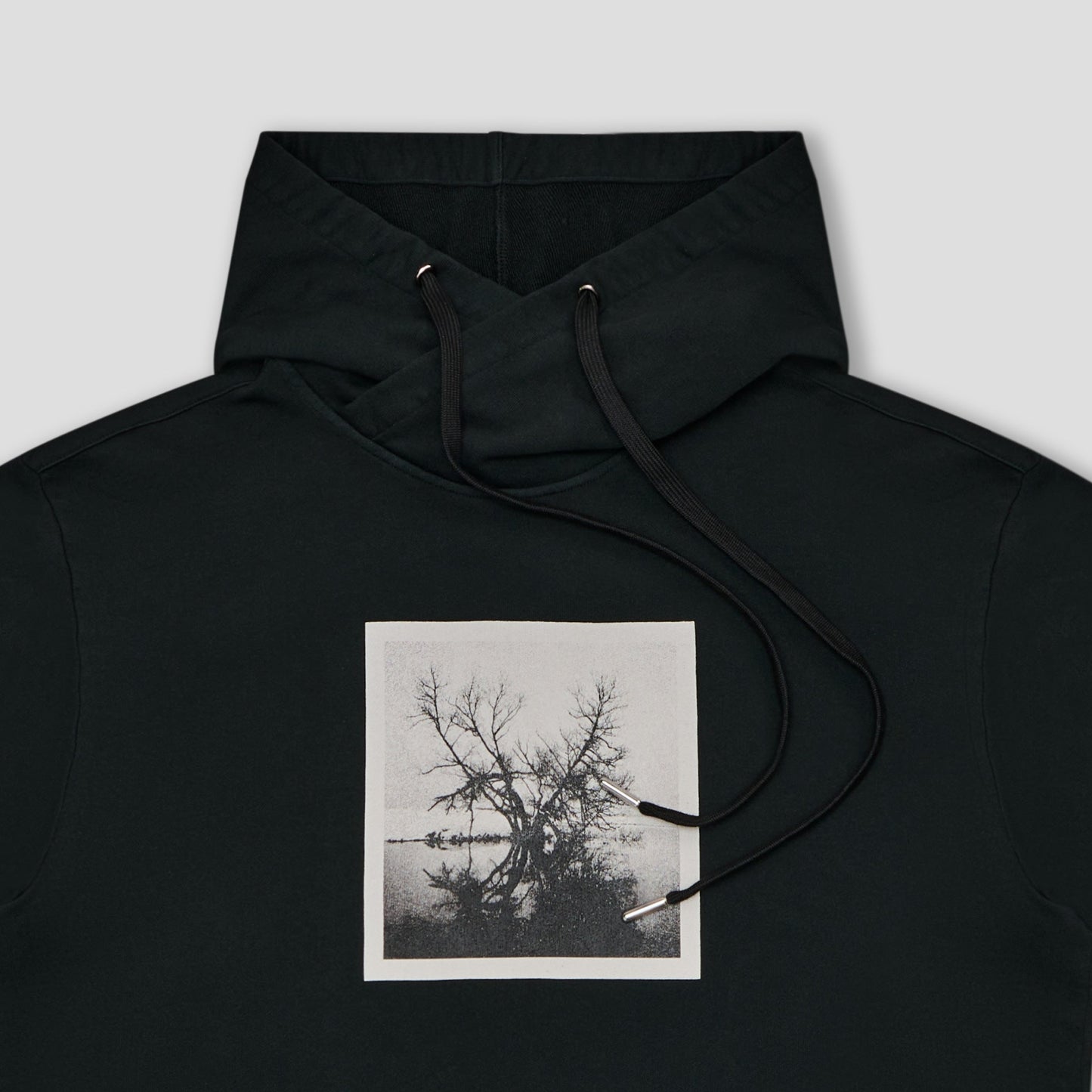 OFFBLACK GRAPHIC HOODIE IN LIGHT ORGANIC COTTON FLEECE